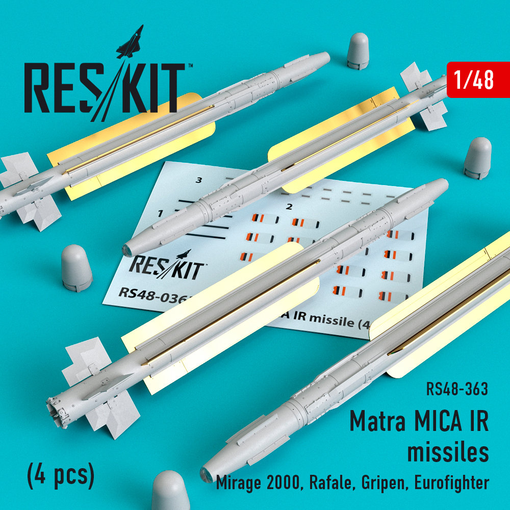 1/48 Matra MICA IR missiles (4 pcs.)