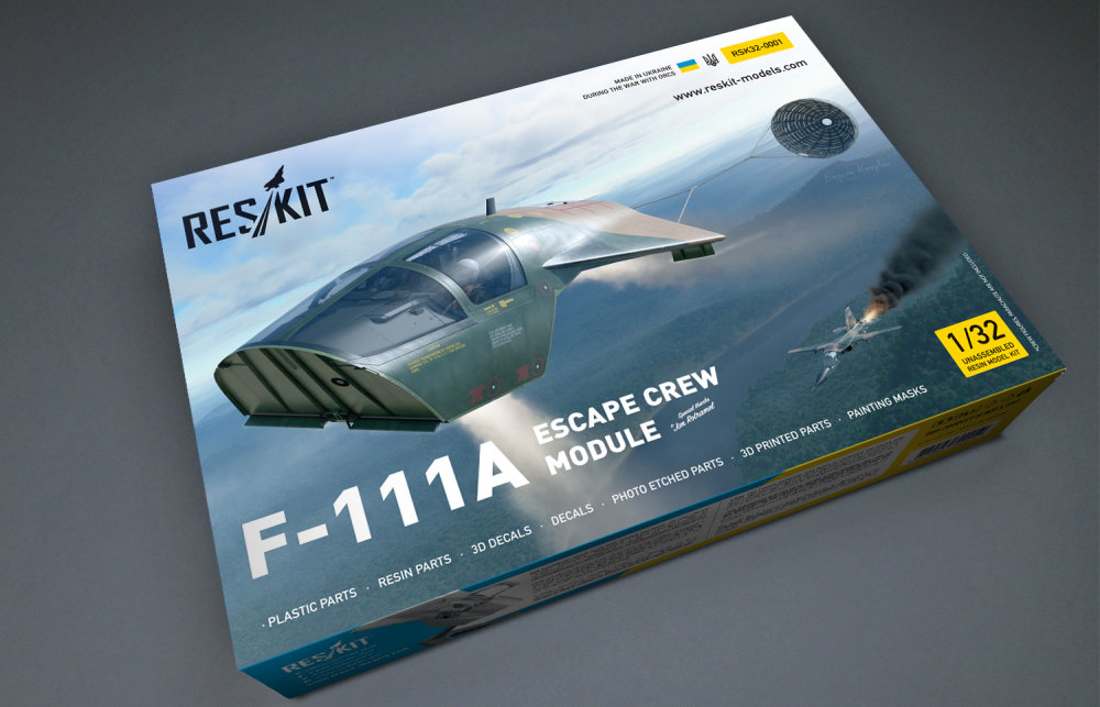 1/32 F-111A Escape Pod Crew Module (resin kit)