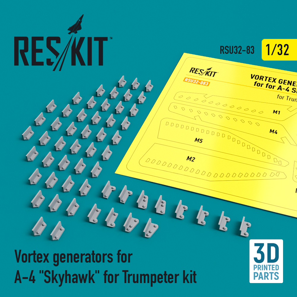 1/32 Vortex generators for A-4 'Skyhawk' (TRUMP)