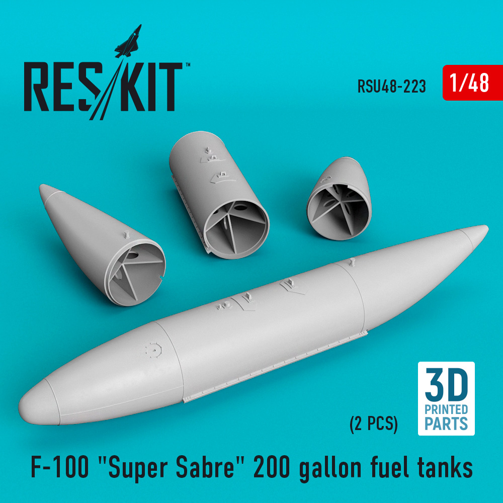 1/48 F-100 'Super Sabre' 200 gallon fuel tanks 
