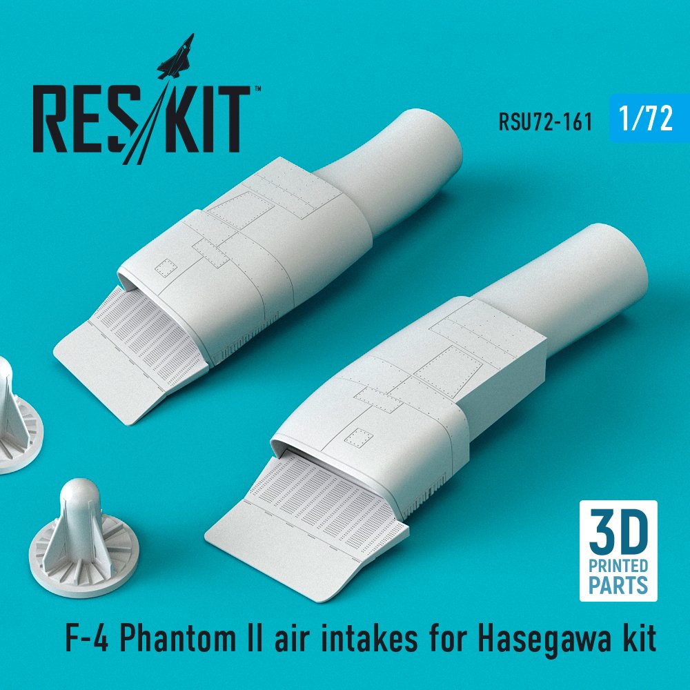1/72 F-4 Phantom II air intakes 3D printed (HAS)