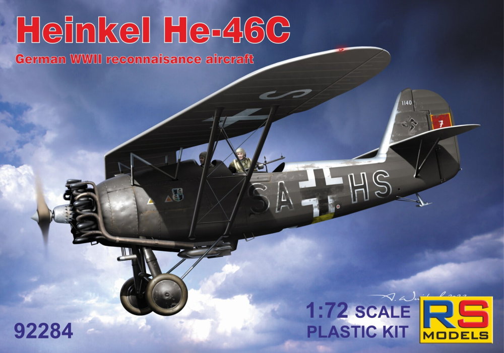1/72 Heinkel He-46C 'Nachtschlacht' (4x Luftwaffe)
