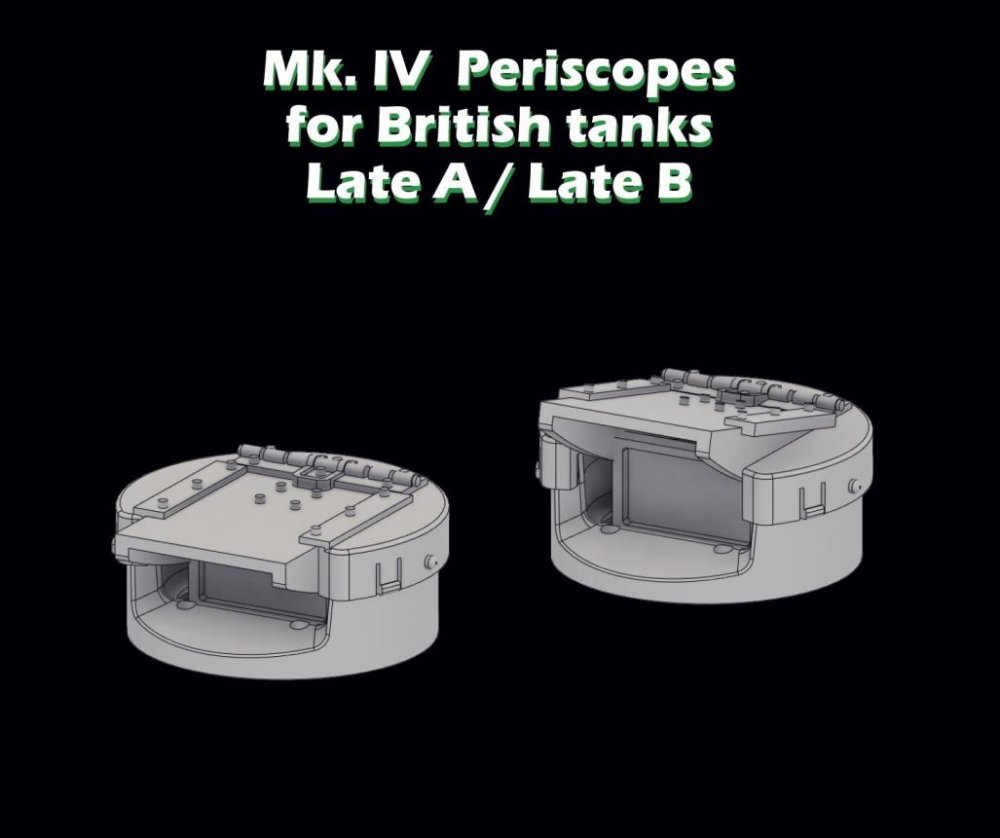 MODELIMEX Online Shop | 1/35 Mk.IV Periscopes for British tanks