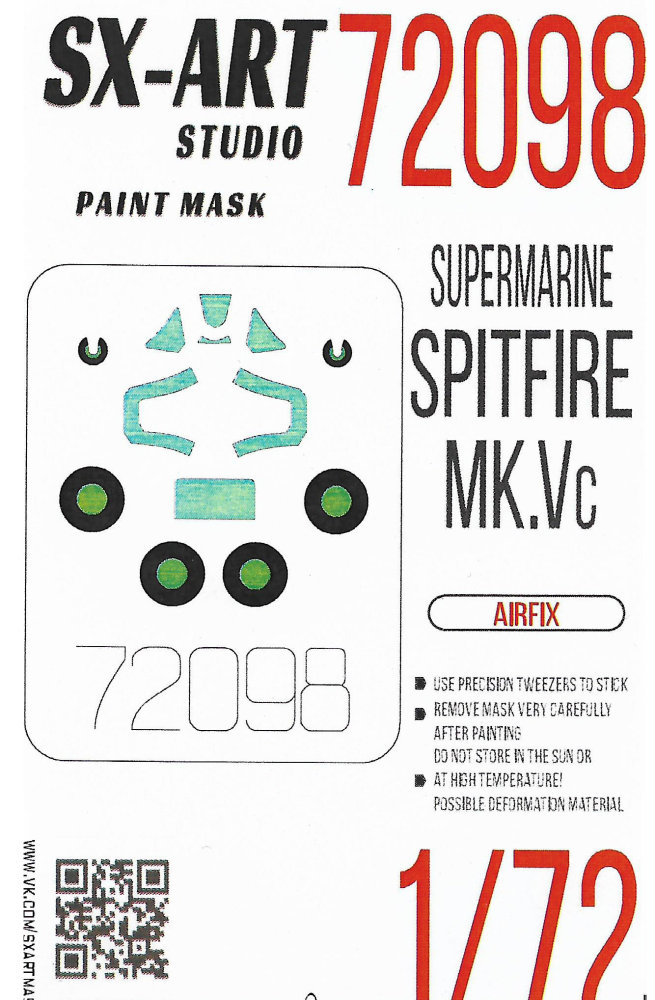 1/72 Superm.Spitfire Mk.Vc Painting mask (AIRF)