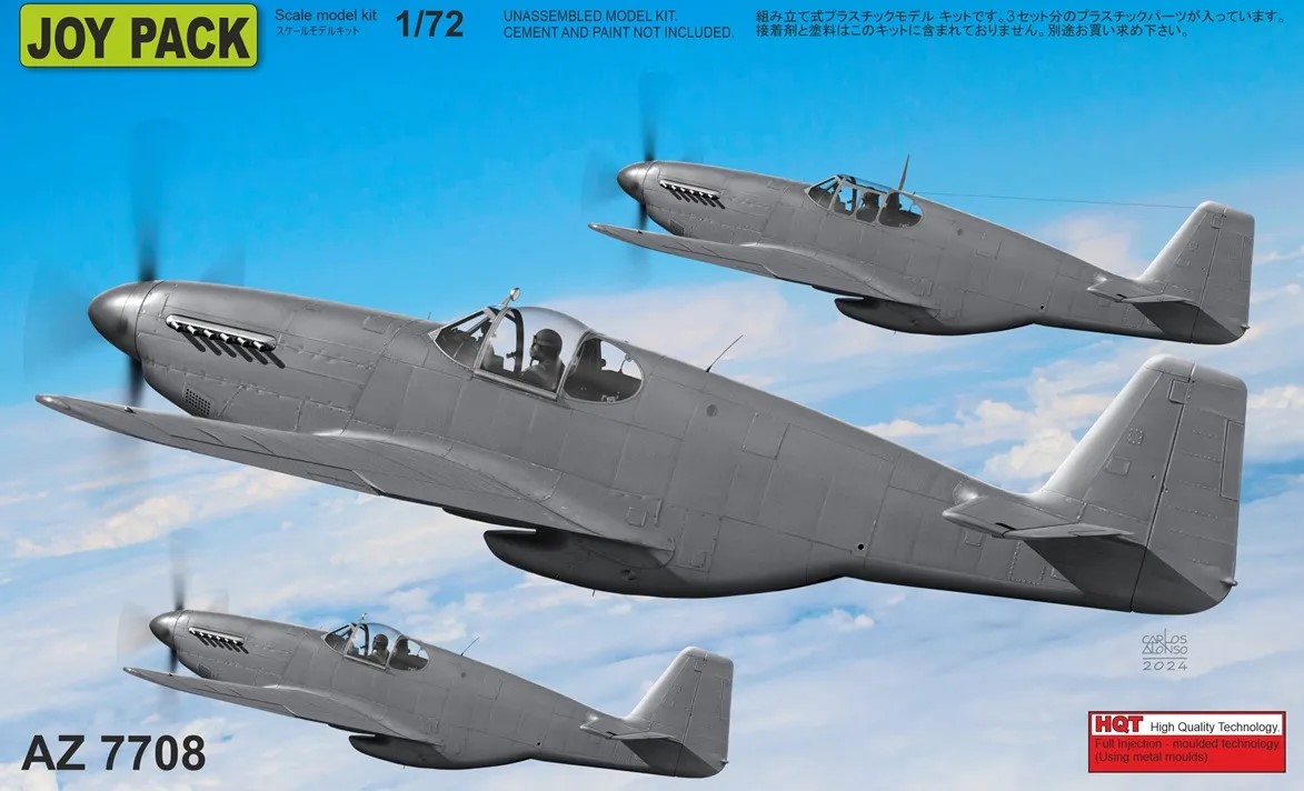 1/72 P-51B/C Mustang JOY PACK (3-in-1, no decals)