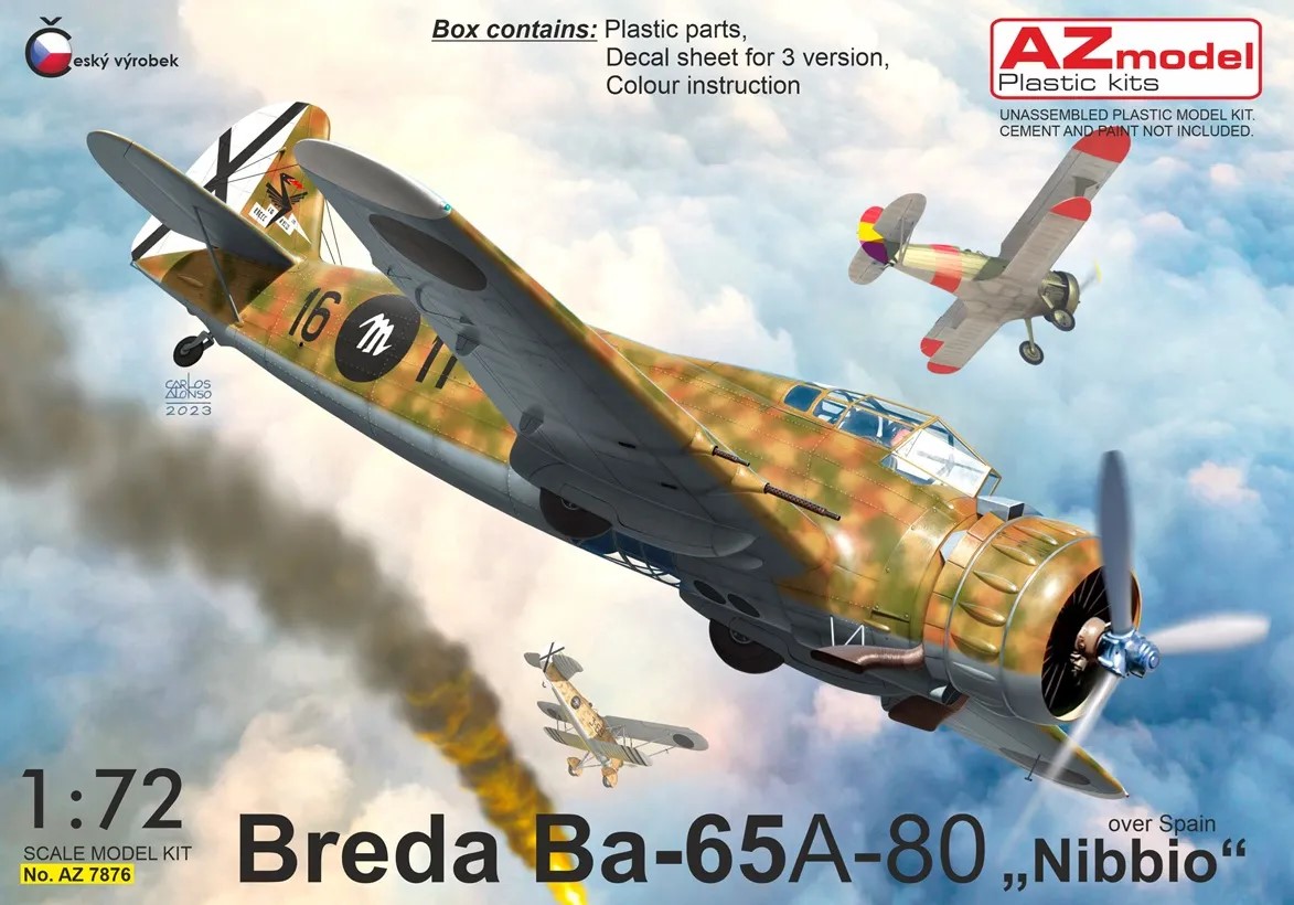 1/72 Breda Ba-65A-80 'Nibbio' over Spain (3x camo)