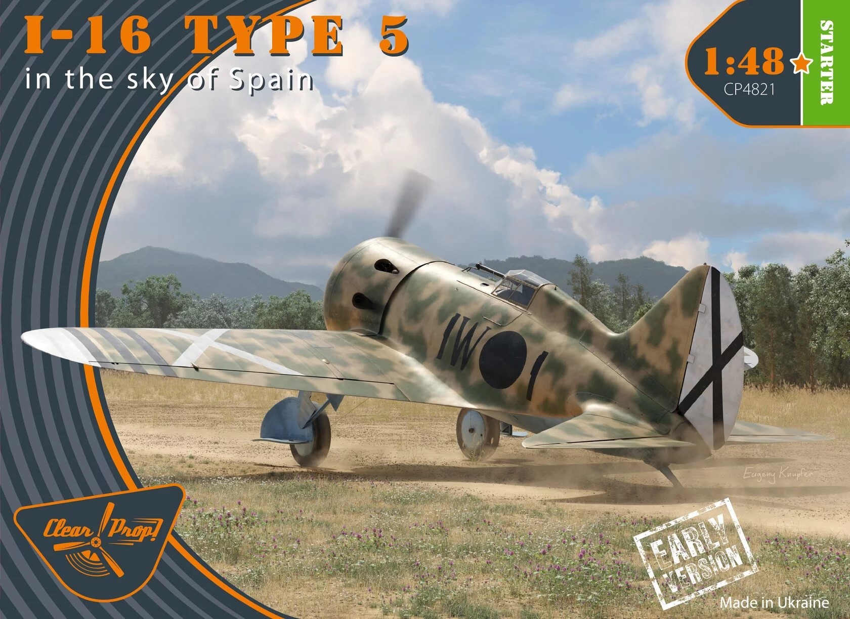 1/48 I-16 type 5 in the sky of Spain (early)