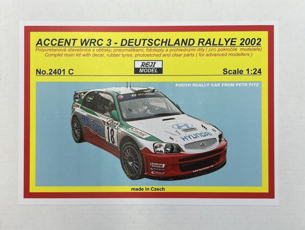 1/24 Hyundai Accent WRC 3 Deutschland Rallye 2002