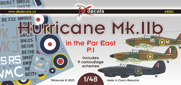 1/48 H.Hurricane Mk.IIb Far East (9x camo) Part 1