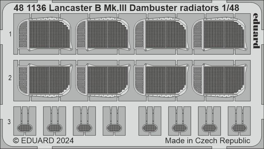 SET Lancaster B Mk.III Dambuster radiators (HKM)