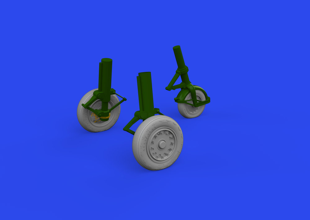 BRASSIN 1/48 J-35 Draken wheels Type 1 (HAS)