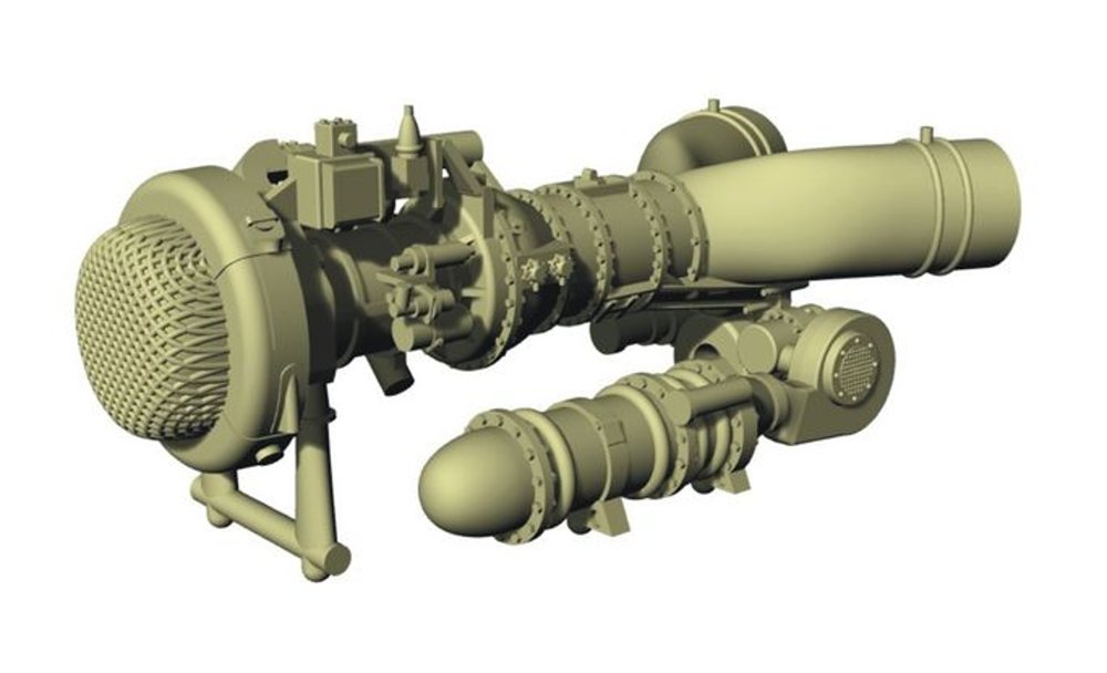 1/72 Nimbus turboshaft engine (3D-Printed)