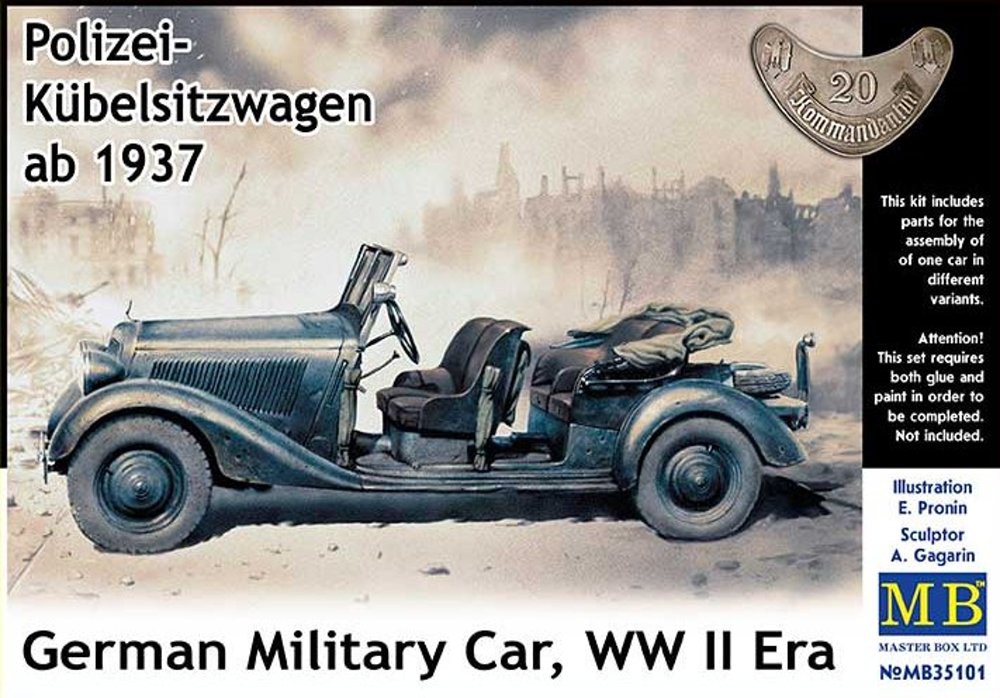1/35 Polizei-Kübelsitzwagen 1937 German milit.car