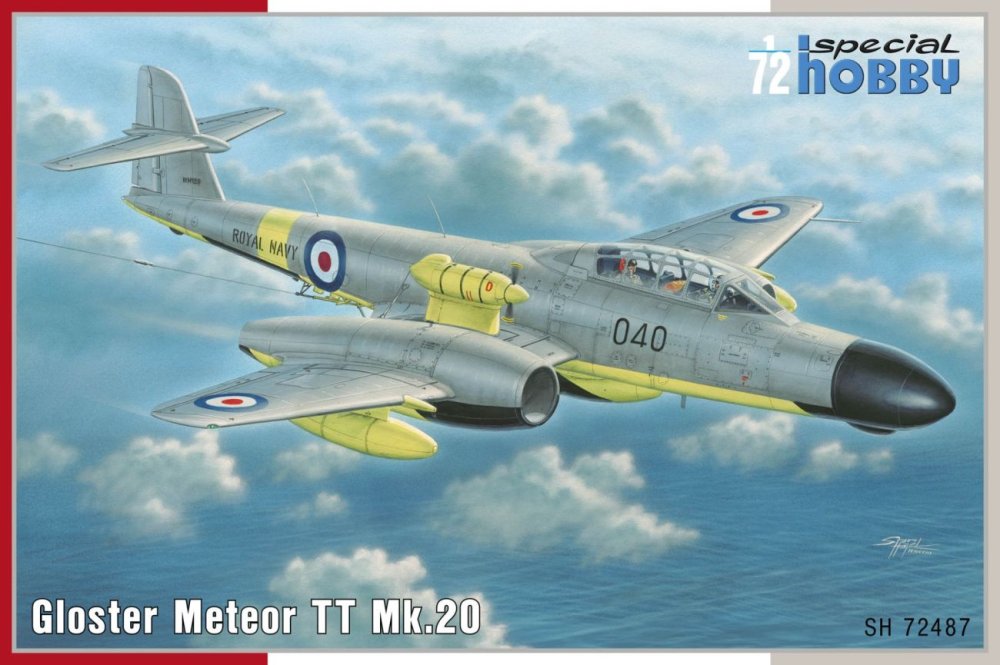 1/72 Gloster Meteor TT MK.20 (4x camo)