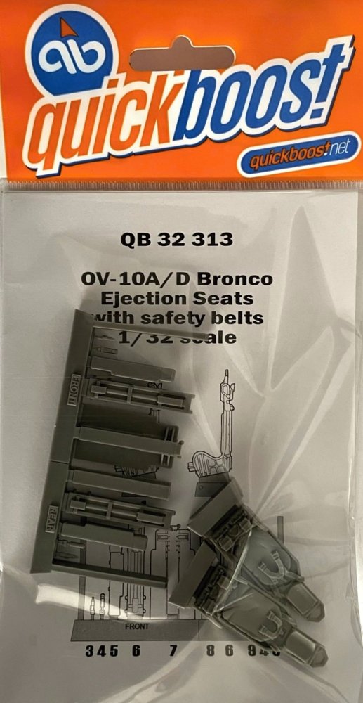1/32 OV-10A/D Bronco ejection seat w/ safety belts