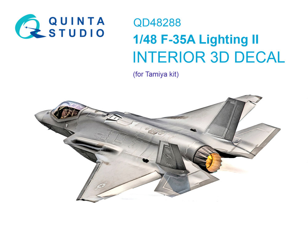 1/48 F-35A 3D-Print.&col.Interior (TAM)