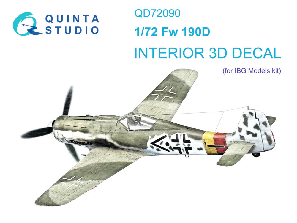 1/72 Fw 190D 3D-Print.&col.Interior (IBG)