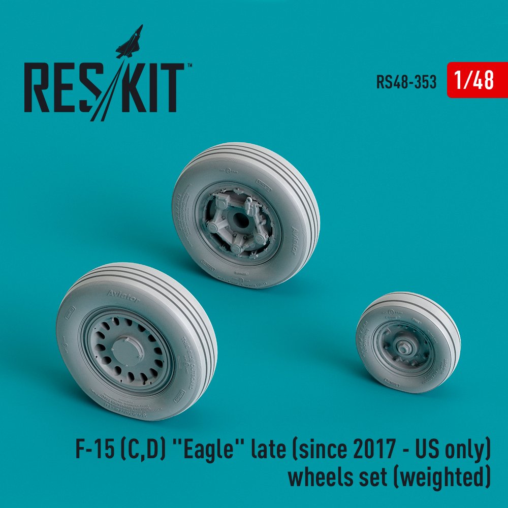 1/48 F-15 C,D Eagle late - US only wheels weighted