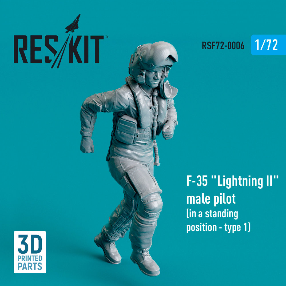 1/72 F-35 Lightning II male pilot - standing 1
