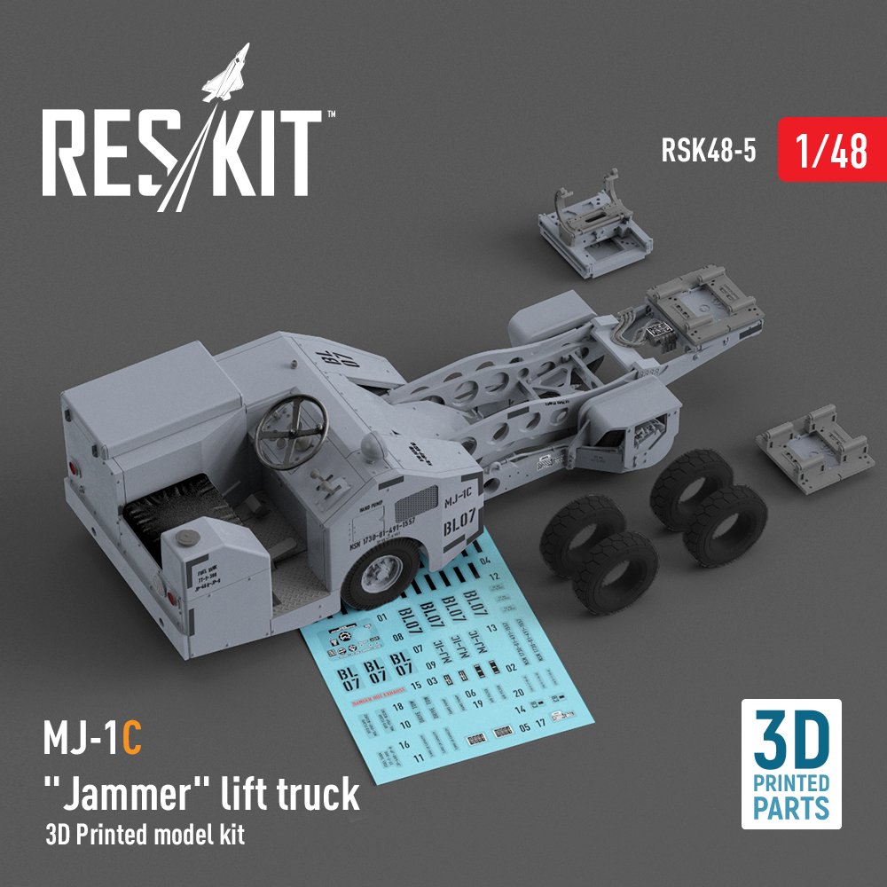 1/48 MJ-1C 'Jammer' lift truck (3D Printed model)