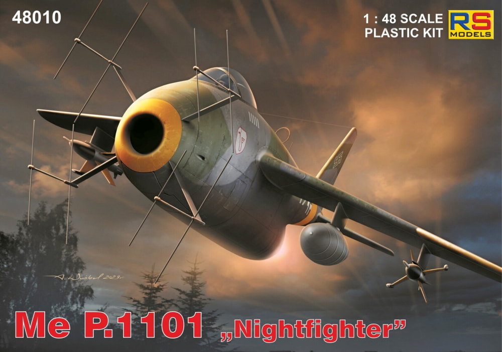 1/48 Me P.1101 Nightfighter (2x Luftwaffe, RAF)