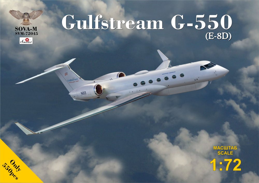 1/72 Gulfstream G-550 (E-8D) 'JSTARS' (1x camo)
