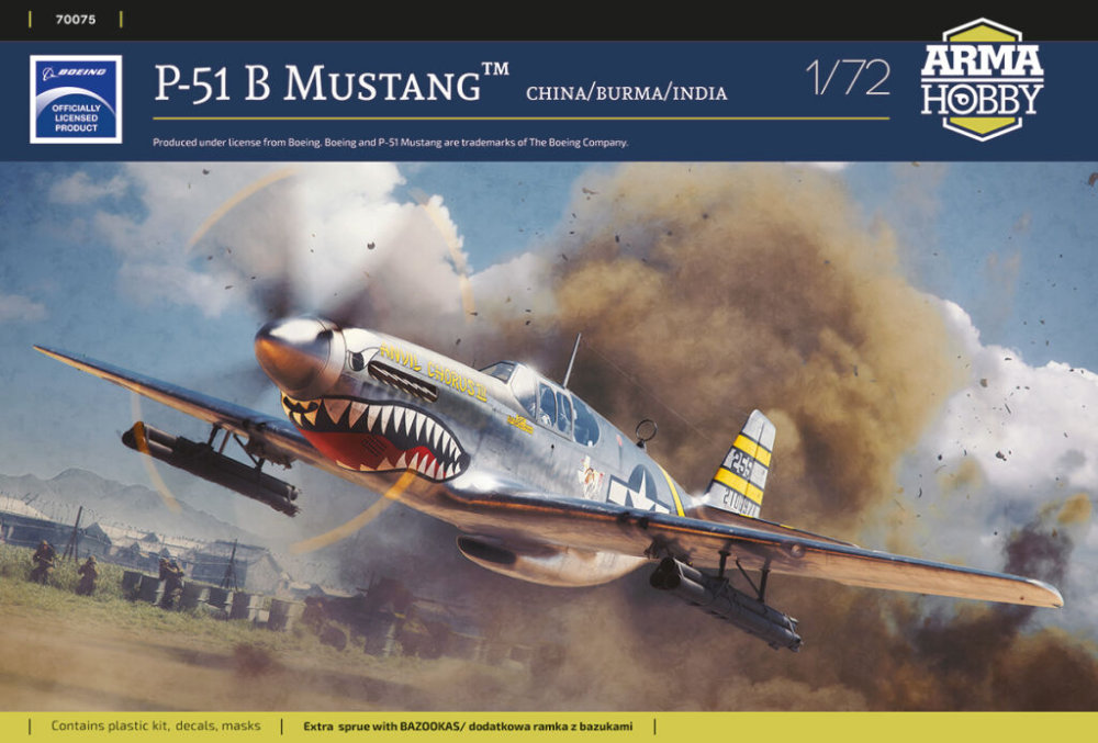 1/72 P-51B Mustang (China, Burma, India)