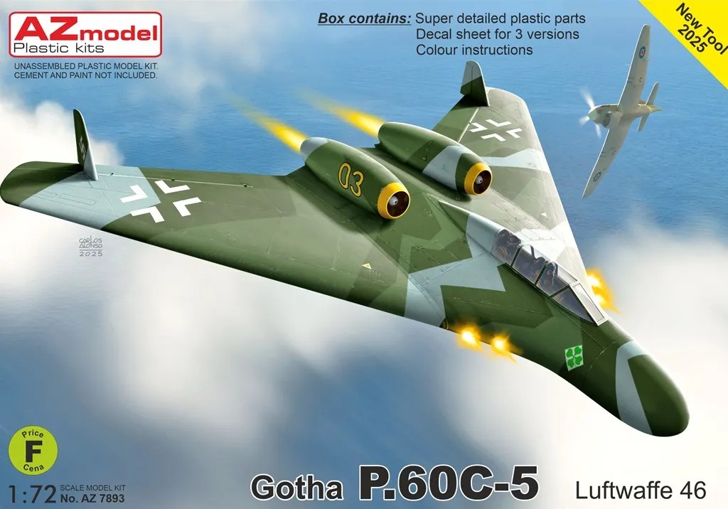 1/72 Gotha P.60C-5 Luftwaffe 46 (3x camo)