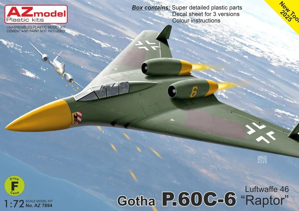 1/72 Gotha P.60C-6 'Raptor' (3x camo)