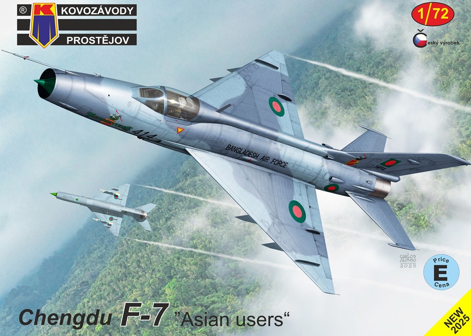 1/72 Chengdu F-7 'Asian users' (4x camo)
