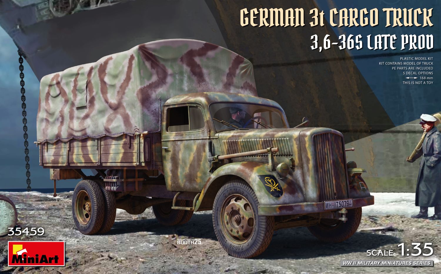 1/35 German 3t Cargo Truck 3,6-36S Late Prod.