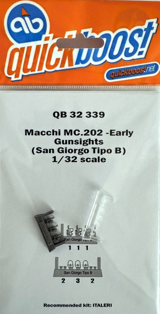1/32 MC.202 Gunsights Early (San Giorgio Tipo B)