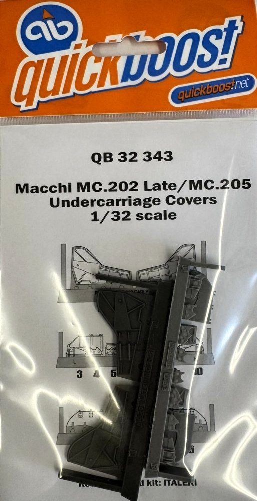 1/32 Macchi MC.202 late / MC.205 undercarr.covers
