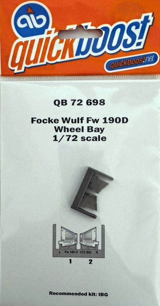 1/72 Fw 190D wheel bay (IBG)