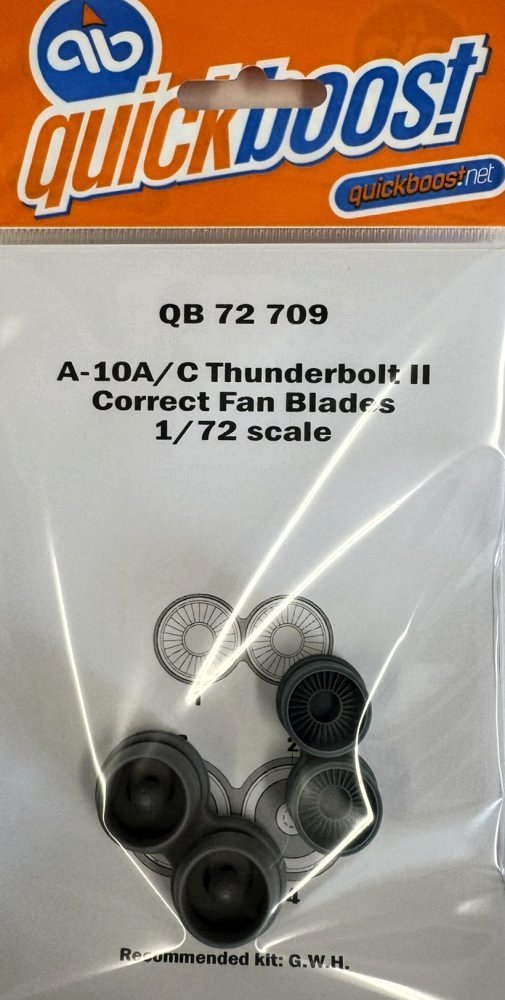 1/72 A-10A/C Thunderbolt II correct fan blades