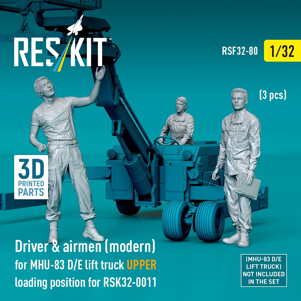 1/32 Driver & airmen (modern) (for RSK32-0011)