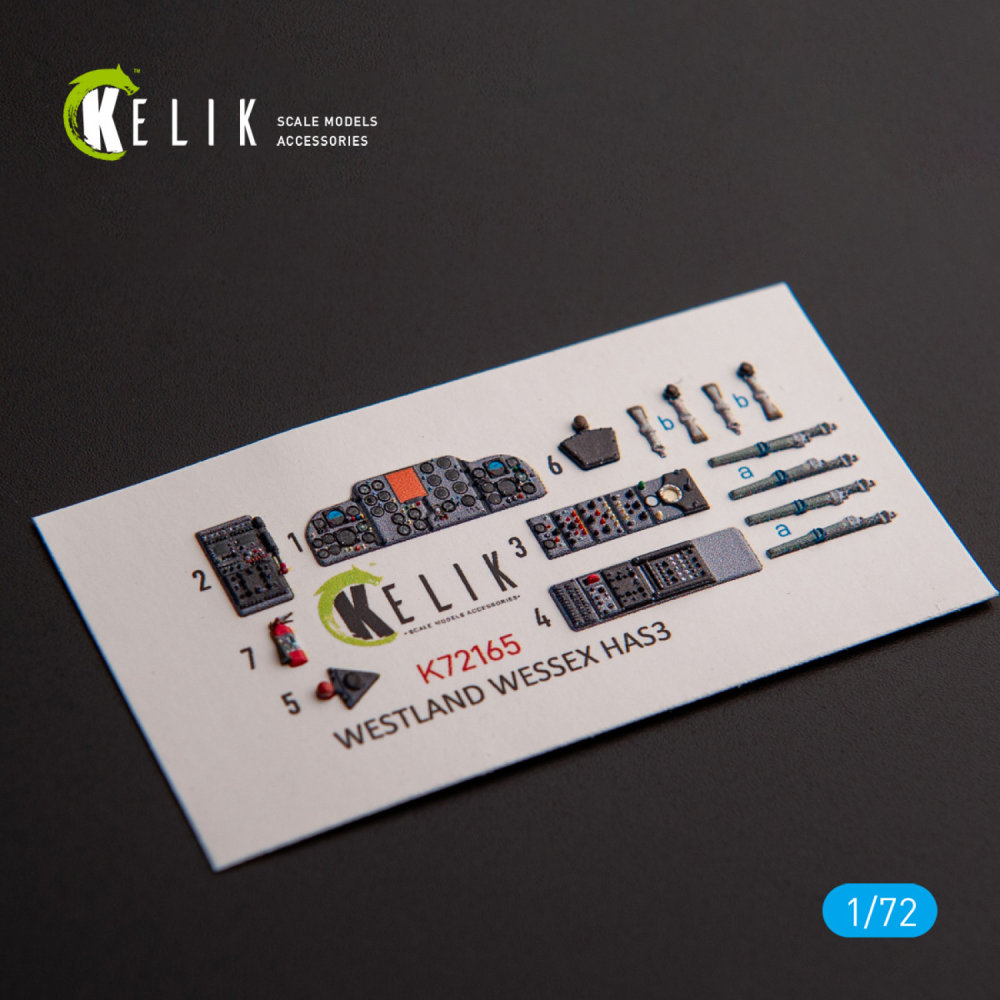 1/72 Westland Wessex HAS.3 - interior 3D (ITAL)