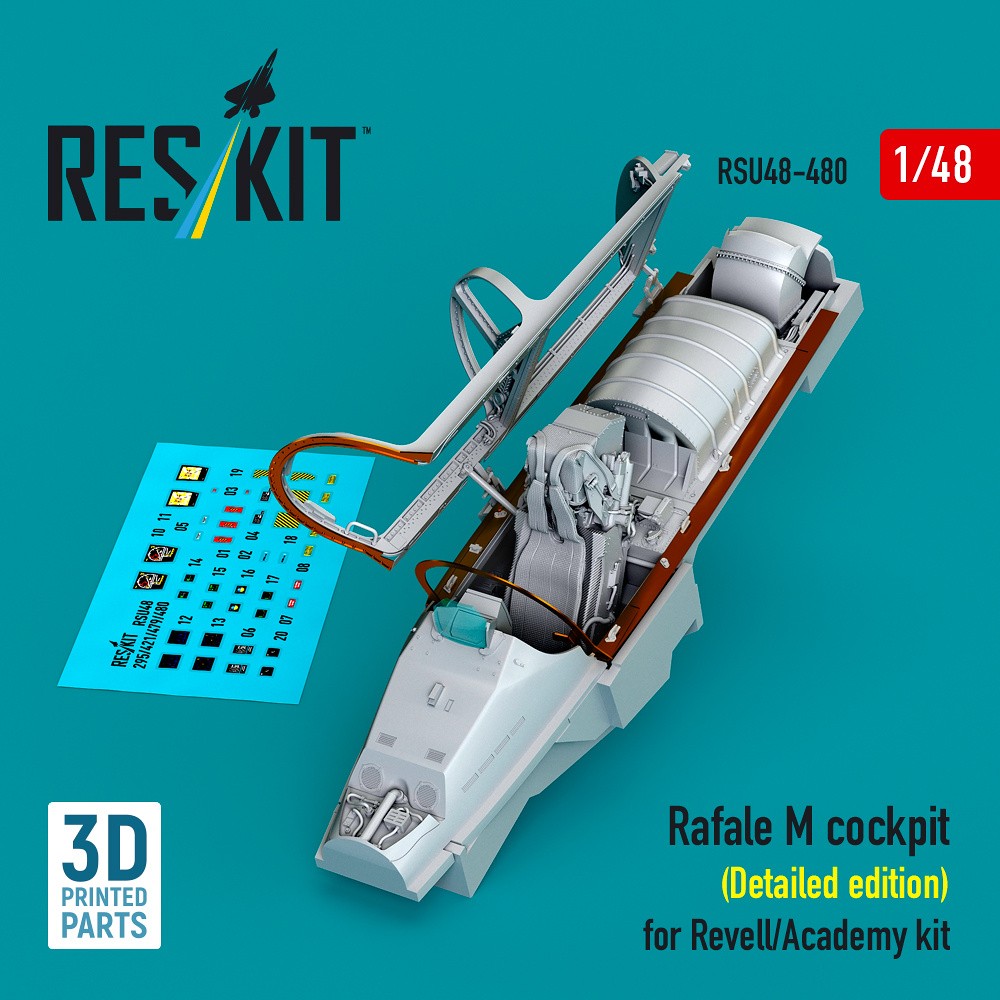 1/48 Rafale M cockpit - Detailed edition (REV/ACAD