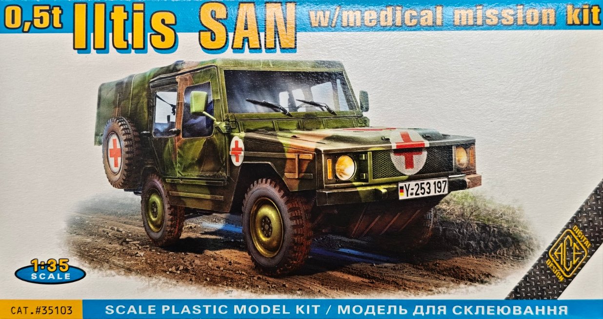 1/35 ILTIS SAN 0,5t truck w/ medical mission kit