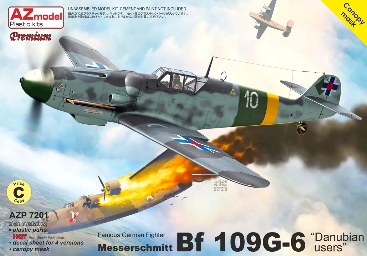1/72 Bf 109G-6 'Danubian users' (4x camo) PREMIUM