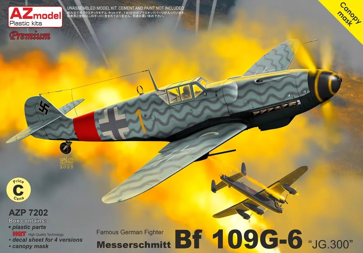 1/72 Bf 109G-6 'JG.300' (4x camo) PREMIUM