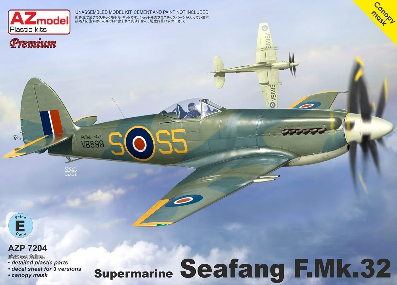 1/72 Seafang F.MK.32 (3x camo) PREMIUM