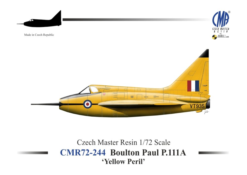 1/72 Boulton Paul P.111A 'Yellow Peril'