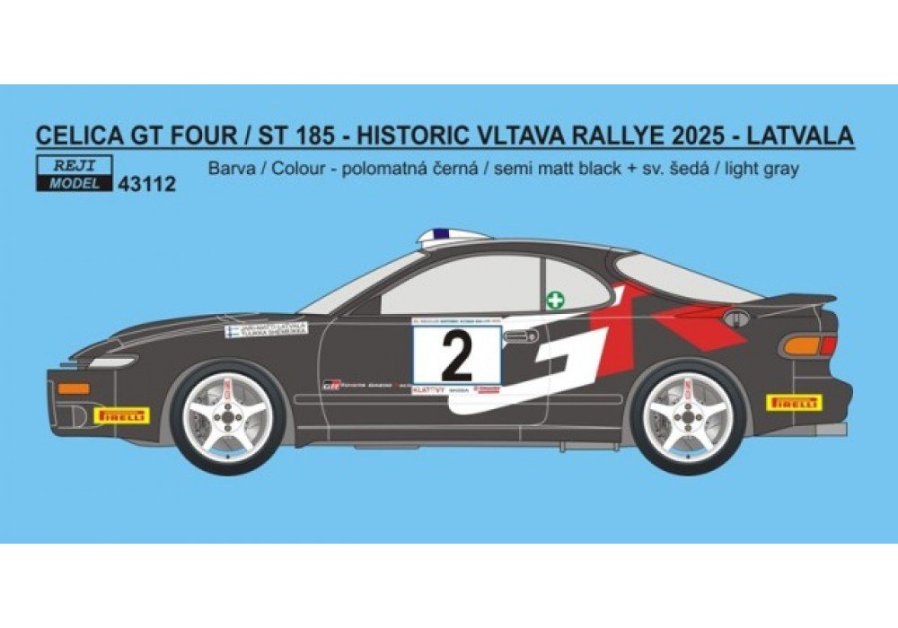 1/43 Celica ST 185 Historic Vltava Rallye 2025