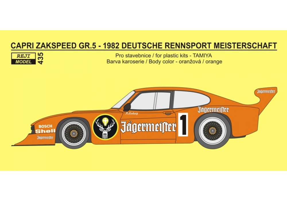 1/24 Ford Capri Zakspeed Gr.5 - 1982 DRM Kl.Ludwig