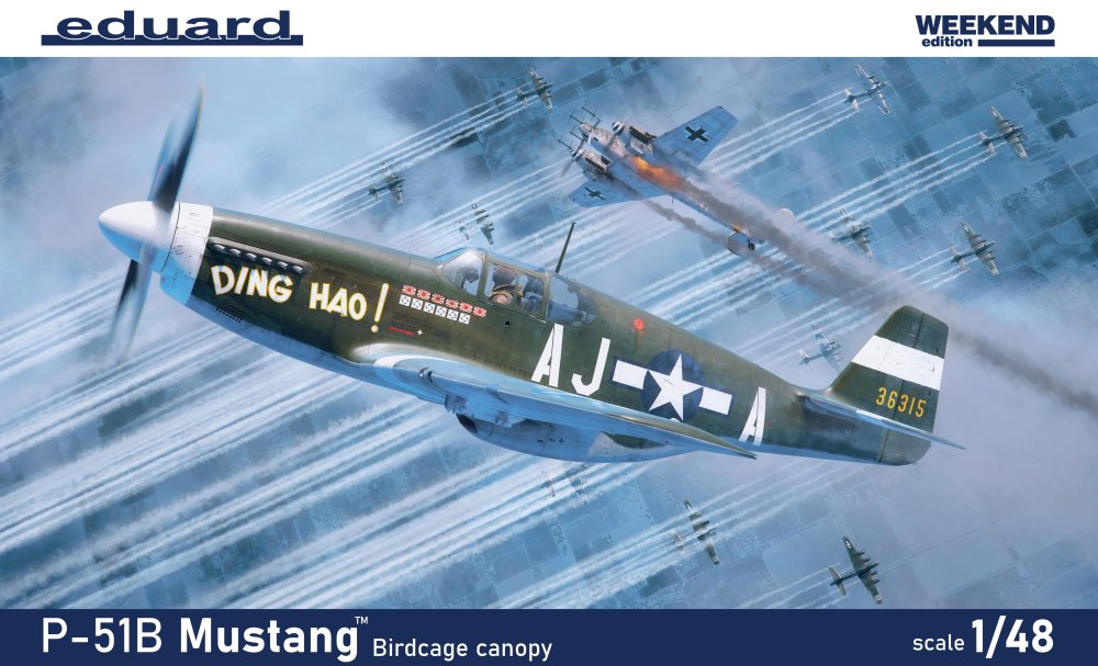 1/48 P-51B/C Mustang Birdcage canopy (Weekend Ed.)