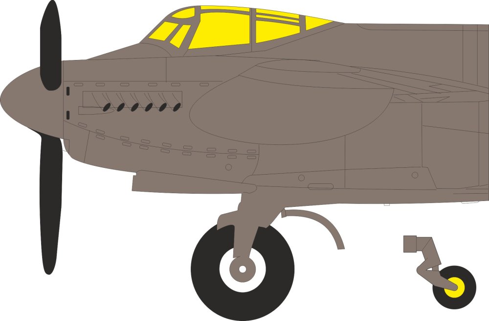 Mask 1/72 Mosquito B.35 (AIRF)