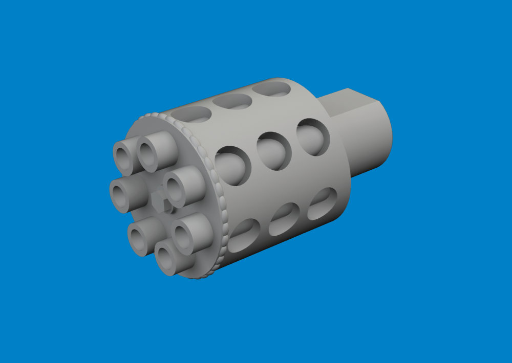 BRASSIN 1/72 A-10C rotary gun flash suppres.(GWH)