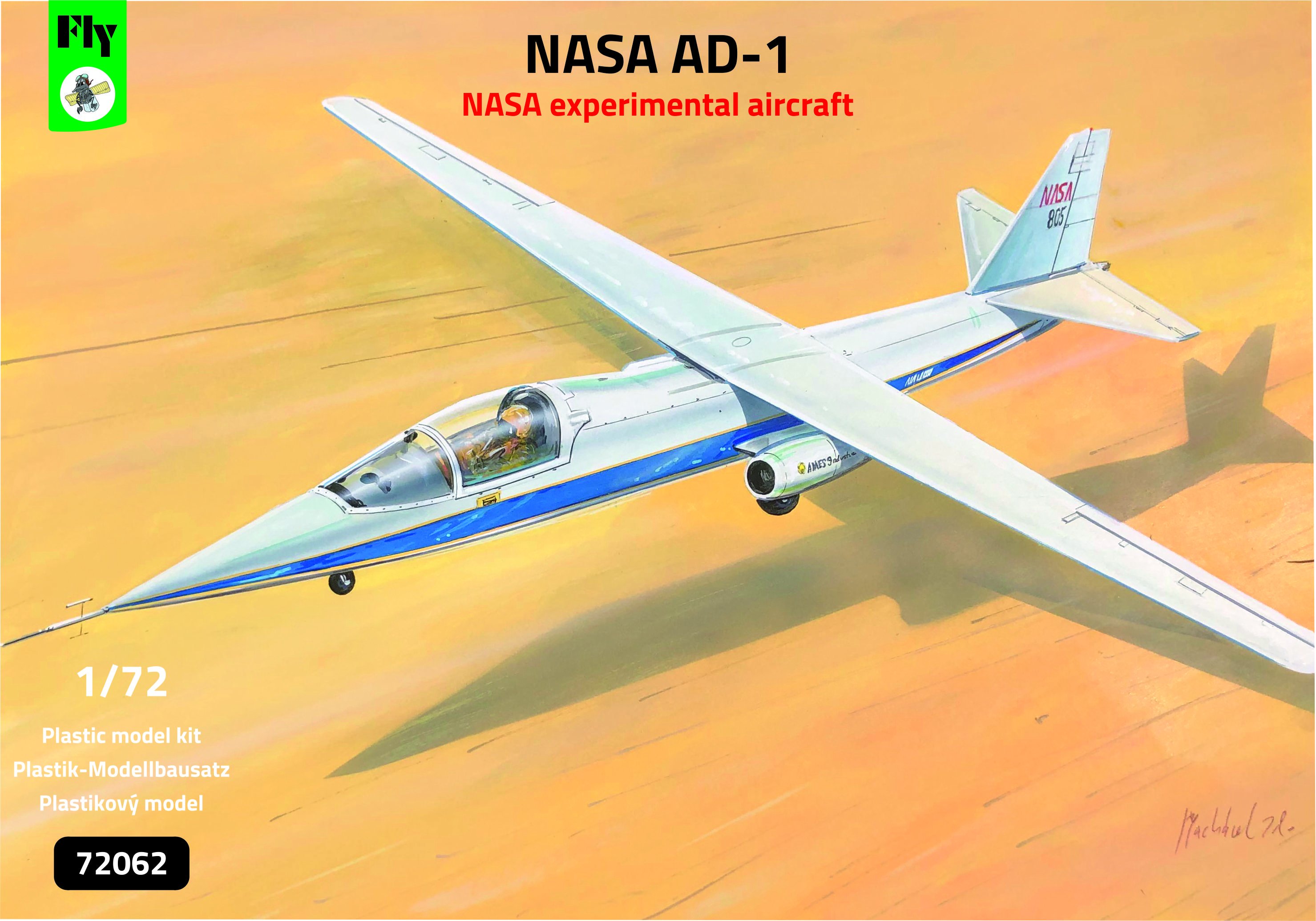 1/72 NASA AD-1 Experimental aircraft