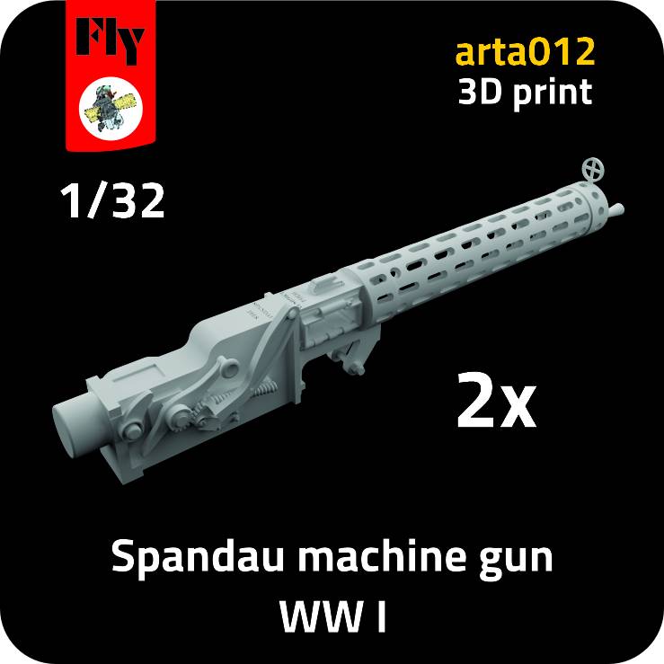 1/32 Spandau Machine Gun WWI (2 pcs.)